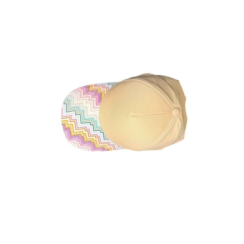 Missoni NWT Cotton Baseball Cap in Beige - Picture 3 of 10